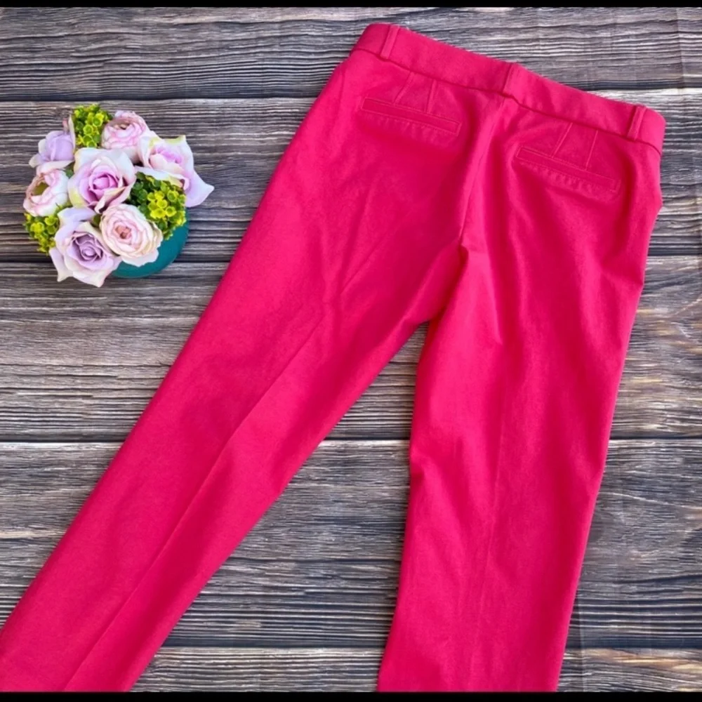 EUC Banana Republic Sloan Fit Pink Slacks Pants SIZE 4P Viscose Stretch - Picture 8 of 8